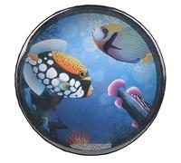 Qqmora Ocean Wave Hand Drum with Steel Balls for Kids 10in Musical Instrument Sensitivity Development