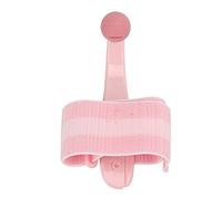 Qqmora Pen Hold Corrector for Improved Writing Posture (Pink) | Ergonomic design, wrist support, soft silicone palm ball, suitable for 10-18cm wrists, effective correction