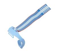 Qqmora Pen Hold Corrector with Ergonomic Wrist Support (Blue) | High elastic fabric, soft silicone rings, adjustable size, precise positioning