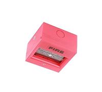 Qqmora Red Glass Break Alarm Button, Durable Fire Emergency Exit Switch for Escape Door Safety System, PVC Construction