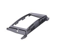 Qqmora Silver Gray 2Din Navigation Fascia, High-Strength DVD Panel for Venza 2011-2015, Quick Installation, Quality ABS Build