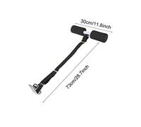 Qqmora Sit Up Bar Exercise Equipment for Home Workout, Sturdy Anti-Rust Pole with Comfortable Foam Pad, Ideal for Fitness Lovers (Black)