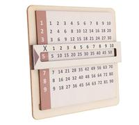 Qqmora Slide and Learn Multiplication Grids Interactive Educational Tool for Students Crafted From Beechwood
