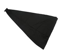 Qqmora Speaker Stand Cover Cloth 360 Degree Protective Case for Elegant Stage Decor and Cleanliness - Soft Tripod Cover, Perfect for Weddings and Concerts (Black)