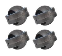 Qqmora Spherical Bearing Set 4Pcs Sturdy Design for Engineering Machinery High Carbon Steel 20mm-40mm (GE30ES-2RS)