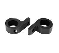 Qqmora Universal Car LED Light Bar Mounting Bracket Clamp Kit Sturdy Durable Easy Install for Cars 20-30mm Black