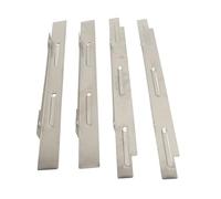 Qqmora Universal Wind Guard for Griddle 4PCS Durable Stainless Steel Oven Shield for Backyard Grilling