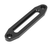 Qqmora Winch Hawse Fairlead 10in 8000-15000lb Loading Aluminum Anti Binding for ATV Side By Side,Hawse Fairlead Anti Binding ATV Universal (Black)