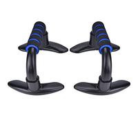 Qqmora Workout Push-up Stand for Body Building Exercise Lightweight Durable for Home Use 1 Pcs (Blue)