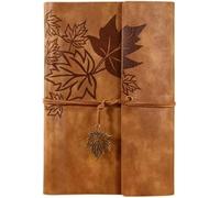 QQNQQ Notebook,Blank Kraft Paper Notepad Retro Diary Soft Handbook Travel Journal Book,Cute for Office Meeting Business Traveler Student Portable(Brown,237 * 163mm)