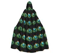 qqoupp Little boy sleeping on the grass Prints Halloween Adult Hooded Cape Super Large Hooded Cloak with Bow Tie, No Zipper
