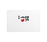 QQOUPP My dearest you Prints Placemats for Dining Table Set of 6 12x18in Heat Resistant, Washable, and Durable Placemats for Kitchen, Home, Hotel