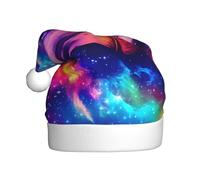 qqoupp Night Sky on the Railroad Pattern Christmas Hat for Adult for Christmas, Halloween, New Year, sales, promotions