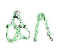 QQPETS Dog Harness Leash Set Adjustable Heavy Duty No Pull Halter Harnesses for Small Medium Large Breed Dogs Back Clip Anti-Twist Perfect for Walking