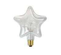 QQY LED Edison Bulb, Vintage Light Bulb, 4W E27 LED Bulbs, Led Filament Bulb Decorative Light Bulbs for Bedroom Wedding (Star)