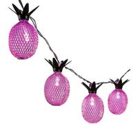 QQY Pineapple String Lights, LED Fairy Lights Battery Powered for Party Wedding Christmas Birthday Decorations (2M 10LED, Pink)