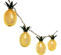 QQY Pineapple String Lights, LED Fairy Lights Battery Powered for Party Wedding Christmas Birthday Decorations (2M 10LED, Warm)