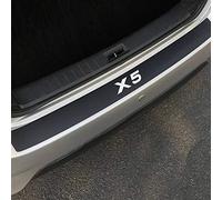 QQY Rear Bumper Protector, for BMW X5 F15 E70 E53 G05 Car Trunk Scratch Guard Sill Plate Cover Styling Accessories, Carbon Fiber