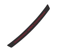 QQY Rear Bumper Protector, for Opel Astra J H G K Car Trunk Scratch Guard Sill Plate Cover Styling Accessories, Carbon Fiber