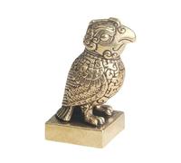 QQYDZSW Modern Art Aesthetic Decor for Living Room Bedroom Garden Sculpture & Outdoor Décor Antique Copper Divine Bird Desktop Small Ornaments Home Decorations Accessories Cute Animal Figurines