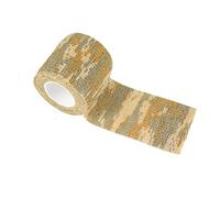 QQZQQ Camo Wrap Tape Self Adhesive Bandage wrap, 5cmx4.5m, Military Camouflage Tape for Gun, Rifles, Shotguns and Cameras, Self Adherent Cohesive Bandage for Hunting, 6 Rolls / 12Rolls
