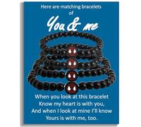QqzsJewls You and Me Bracelets Set Superhero Matching Bracelets for Mom Dad Daughter Son Aunt Niece Nephew Birthday Christmas School Gifts, B-Spider B-2 Bigs 2 Smalls, no gemstone
