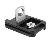 QR-60 Camera Quick Release Plate, Aluminum Alloy UNC1 / 4" Screw Mount Quick Change Adapter Quick Release Plate with Strap Buckle for Ball Head Tripod