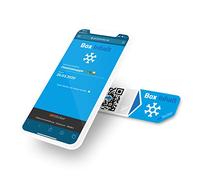 QR Code Sticker for Contents of Food Storage Containers, Tupperware, Fridges, Save and Retrieve Contents and Expiration Date via Smartphone App, via QR Code, Smart Home (XS, 16 Stickers)