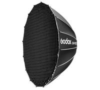 QR-P150T Compact Quick Release Parabolic Softbox with Grid - 4cm Grid Size, 150cm Diameter, 70.2cm Depth, Softbox Weight: 0.771kg