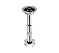 QRANSEUYXY Removable Pedestal Table Leg, 565-720mm RV Table Leg with 7 Adjustable Heights, Telescopic Table Pedestal Kit for Caravan Motorhome Marine Boat Yacht