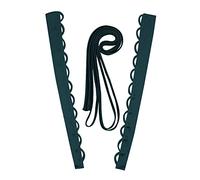 QRBTSCL Women's Wedding Dress Loops Extender Adjustable Fit Satin Corset Back Kit Loops Lace up for Prom Dress, Teal, 16