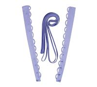 QRBTSCL Women's Wedding Dress Loops Extender Adjustable Fit Satin Corset Back Kit Loops Lace up for Prom Dress, Lavender, 16