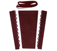 QRBTSCL Women's Wedding Dress Zipper Replacement Adjustable Fit Satin Corset Back Kit Lace up for Prom Dress, Burgundy, 14
