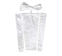 QRBTSCL Women's Wedding Dress Zipper Replacement Adjustable Fit Satin Corset Back Kit Lace up for Prom Dress, Ivory, 12