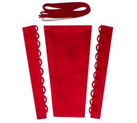 QRBTSCL Women's Wedding Dress Zipper Replacement Adjustable Fit Satin Corset Back Kit Lace up for Prom Dress, Red, 10