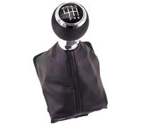 QRDKKL Car Gear Knob for A3 S3 8P for S-line Sportback 2003-2010 2011 2012 2012 5/6 Speed Gear Stick Shift Knob Boot Car Gear Shift Knob(6 Speed Set)