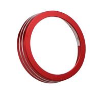 QRDKKL Car Interior Mouldings for Focus 4 MK4 2019 2020 Car Gear Head Shift Knob Cover Auto Shift Knob Circle Trim Parts(Red)