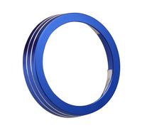 QRDKKL Car Interior Mouldings for Focus 4 MK4 2019 2020 Car Gear Head Shift Knob Cover Auto Shift Knob Circle Trim Parts(Blue)