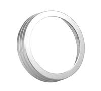 QRDKKL Car Interior Mouldings for Focus 4 MK4 2019 2020 Car Gear Head Shift Knob Cover Auto Shift Knob Circle Trim Parts(Silver)