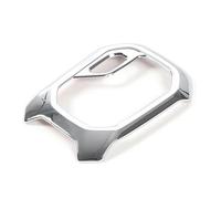 QRDKKL Car Interior Mouldings for Jeep for Renegade 2016 2017 2018 Gear Shift Knob Panel Decoration Cover Trim Frame Stickers(Chrome)