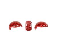 QRDKKL Car Interior Mouldings for Mustang 2015-2019 Car Gear Shift Knob Head Auto Interior Gear Knob Cover Trim Cover(Style C)