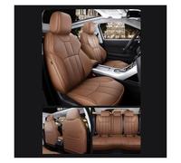 QRDKKL Car Seat Protector For Land For Rover Custom Fit Car Accessories Seat Covers For 5 Seats Most Cars Car Seat Cover Leather(Brown)