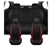 QRDKKL For Dodge For Journey For RAM 1500 For Caliber For Challenger For Nitro Universal Car Seat Covers Car Seat Covers Full Set(Stanard-Black Red)