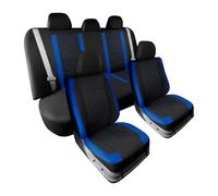 QRDKKL For Mazda 3 For CX-5 2 5 6 For CX-3 CX-4 CX-7 For CX-9 RX-8 For CX-30 CX-50 5 Seat Diamond Shaped Cloth Car Seat Cover Car Seat Covers Full Set(Blue 5 Seat)