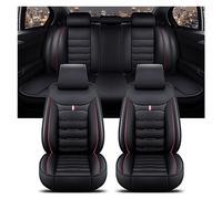QRDKKL For Nissan For Qashqai For Juke For Leaf For Armada For Altima For Cube For Dualis For Tiida For Bluebird Car Seat Cover Car Seat Covers Full Set(Black Red 5 Seat-A)