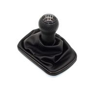 QRDKKL Gear Shift Knob Stick Head for VW for Golf for Bora for Jetta for GTI MK4 5/6 Speed 23mm Gear Shift Knob Lever Shifter Gaiter Boot(5 Speed 23 mm B)