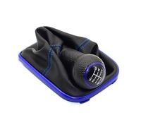 QRDKKL Gear Shift Knob Stick Head for VW for Golf for Bora for Jetta for GTI MK4 5/6 Speed 23mm Gear Shift Knob Lever Shifter Gaiter Boot(6 Speed 23 mm E)