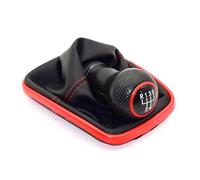 QRDKKL Gear Shift Knob Stick Head for VW for Golf for Bora for Jetta for GTI MK4 5/6 Speed 23mm Gear Shift Knob Lever Shifter Gaiter Boot(5 Speed 23 mm C)