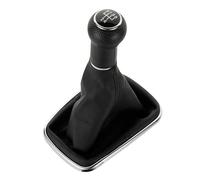 QRDKKL Gear Shift Knob Stick Head for VW for Golf for Bora for Jetta for GTI MK4 5/6 Speed 23mm Gear Shift Knob Lever Shifter Gaiter Boot(5 Speed 23 mm A)