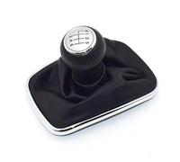QRDKKL Gear Shift Knob Stick Head for VW for Golf for Bora for Jetta for GTI MK4 5/6 Speed 23mm Gear Shift Knob Lever Shifter Gaiter Boot(6 Speed 23 mm F)